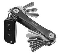 KeySmart Porte-clés Organisateur - Organiseur Compact pour Trousseau, Porte-clés Minimaliste EDC Sans Encombrement, Anneau pour Clés de Voiture et Trousseaux, Extensible (jusqu’à 8 clés)