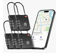 KeySmart SmartLock - Cadenas de Bagage Intelligent avec Suivi, approuvé TSA, Compatible Apple Find My, traqueur GPS Bluetooth, Pile remplaçable (Lot de 5)