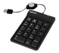 KeySonic ACK-118BK clavier numérique Universel USB Noir