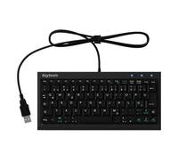 KeySonic Clavier Extra Petit avec la totalité des Touches, câble USB (2 m), Allemand, revêtement SoftSkin, modèle ACK-3401U
