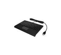 KeySonic ACK-3410 - Clavier - avec pavé tactile - USB - Allemand - noir