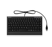 KeySonic Clavier USB, câble USB (2 m), disposition compacte, pavé numérique intégré, SoftSkin, modèle ACK-595C+