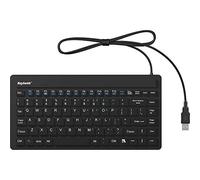 KeySonic KSK-3230IN (US) USB Clavier Anglais US, QWERTY Noir Membrane en Silicone, étanche (IPX7)