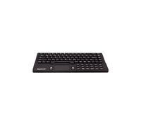 Keysonic USB-Tastatur KSK-5031IN (DE) noir Spritzwassergeschützt, Integriertes Touchpad, Maustas