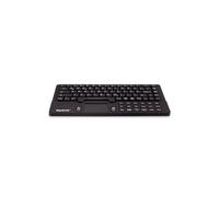 KeySonic KSK-5031IN : Clavier Mini USB QWERTY UK Mécanique 87 touches IP68, câble 1.8m, 220x110x10mm, Plastique/Silicone/Caoutchouc, Noir