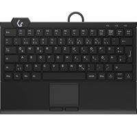 KeySonic KSK-5210ELU (DE) (60948) filaire • USB • Commutateur clé à membrane • QWERTZ • LED • Noir