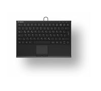 KeySonic KSK-5211ELU Mini Keyboard DE Layout Backlight Touchpad 60957