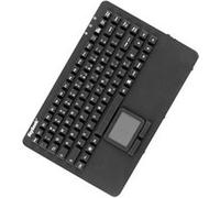 KeySonic KSK-5230IN - Clavier - avec pavé tactile - USB - Suisse - noir