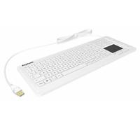 KeySonic KSK-6231 INEL - Standard - USB - Clavier à membrane - QWERTY - Blanc