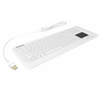 KeySonic KSK-6231INEL USB QWERTZ Allemand Noir - Claviers (Standard, Avec fil, USB, QWERTZ, Noir)
