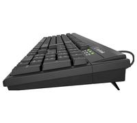 Keysonic KSK-8008U-IP (DE) filaire Clavier allemand, QWERTZ noir étanche (IPX7)