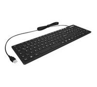KeySonic KSK-8030 IN - Clavier - USB - R.-U. - noir Noir G