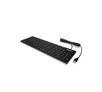 KeySonic KSK-8030IN Clavier Industriel USB QWERTY US 105 touches, IP68, câble 1.8m, 440x138x12mm, -25°C~80°C, plastique/silicone noir