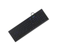 KeySonic KSK-8031INEL Clavier Industriel USB QWERTZ Allemand Noir, IP68, 110 Touches, Câble 1.4m, Windows, -20°C à 70°C, 440x140x14mm