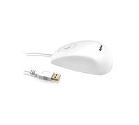 KeySonic KSM-5030M-W - Souris - 3 boutons - filaire - USB - blanc