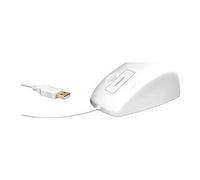 KeySonic KSM-5030M-W - Souris - 5 boutons - filaire - USB - blanc