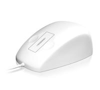 RaidSonic KeySonic Souris étanche en Silicone, capteur Tactile pour Le défilement, Indice de Protection IP68, câble USB (1,8 m), KSM-5030M-W