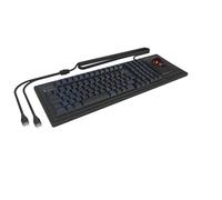 KeySonic KSK-8202ELU-T (DE) clavier Universel USB Allemand Noir
