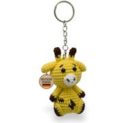 KEYSPACE Gina - Porte-clés girafe - Cadeau girafe crocheté à la main