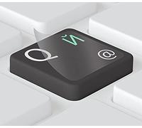 Keystickers® | Autocollants russes pour claviers PC/ordinateur portable et notebook 14x14mm, transparent avec vernis protecteur mat, couleur VERT CLAIR | Russian Keyboard Stickers