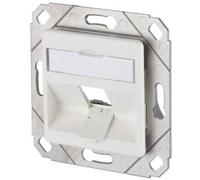 Keystone 1 Port, Embase Canal. Vide, Blanc Pur