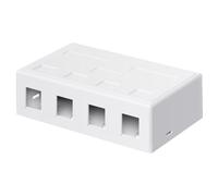 Keystone Boîtier vide 4 ports-Permet un montage facile 79376