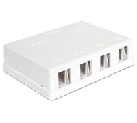 Keystone Delock Leergehäuse 4-Port