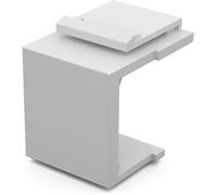 Keystone Module Avec Protection Contre La Poussière Ceystone Multimédia Pour Panneau De Brassage, Prise Réseau, Support Keystone, Connecteur, Embrayage Plug & Play Blanc[HDM5231755]
