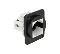 Keystone Mounting 1 Port for D-type - Prise - noir - commande unique - 1 port