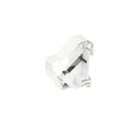 DeLOCK Keystone Mounting for DIN rail shielded - Alimentation pour montage sur rail DIN - blanc - 1 port