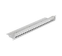 Keystone Patch Panel - Tableau de connexions - gris - 1U - 19" - 24 ports