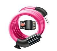 KEYSTP S3 Antivol pour vélo Unisexe, Rose, 12 mm