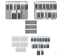 Keytop Kit d'outils de remplacement pour touches de clavier 52/36/88 touches solides et design (C)