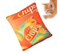 Keyubria Cat Sound, la Peluche de Chat Qui Fait du Son,Jouet de Chat interactif inspiré du Sac à croustilles - Souplarez Le Compagnon d'exercice de l'ennui, Les Fournitures pour Animaux de Compagnie,
