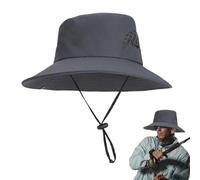 Keyubria Chapeau De Pêche pour Hommes - Chapeaux De Pêche UPF50+ Unisexe Protection Solaire | Couvre Chef Pliable avec Élastique À Cordon pour Jardinage Plage Randonnée Travail Grands-Pères Femmes