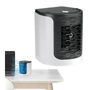 Keyubria Climatiseurs Portables - Ventilateur Portable Climatiseur pour Pièce - Rafraîchisseur d'Air avec Réservoir d'Eau et Veilleuse pour Chambre Cuisine Voiture Camping Voyage