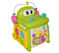 Keyubria Cube d'apprentissage - Jeu Musical Crocodile Interactif Amusant Multifonctionnel | Jouet Boîte à Musique pour | pour Filles Garçons Crèche Maternelle Maison Fête Halloween Voyage Jeux