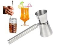 Keyubria Jigger de Bar | Jigger Double Pour Cocktail Avec Mesures | Outils de Mesure d'Alcool et Fournitures pour Barman pour Barbecue Maison Professionnels Amateurs Fête Débutants Pique-nique