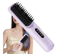 Keyubria Lisseur à Cheveux Sans Fil,Outil de coiffure et lissage,Brosse lissante rechargeable - Pour la maison, l'appartement, les voyages, les déplacements pro, femmes, hommes, voyageurs