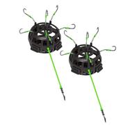 Keyubria Porte-Appâts pour Carpe,2 Pièces Montage Flottant avec Cage à Appâts | Équipement de Pêche Polyvalent pour Eau Douce, Lac, Rivière, Surfcasting, Jigging avec Adaptabilité Mer et Estuaire