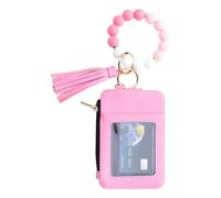 Keyubria Portefeuille Porte-Clés Wristlet - Portefeuille Clé Porte-Clés Bracelet à Franges | Pochette Carte pour Femmes - Fête Date Anniversaire Shopping
