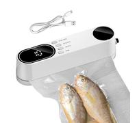 Keyubria Soudeuse Sous Vide de Voyage,Outil de Scellage de Sacs Alimentaires Compact | Soudeuse Sous Vide Compacte pour Aliments | Pour Maison, Dortoir, Hôtel, Appartement, Entreprises, Location,