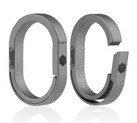 KeyUnity KA31SW - Mini Porte-clés Fendu à dégagement Rapide, Doublure de Porte-clés avec Mousqueton en Titane pour connecter Les clés de Voiture et de Maison