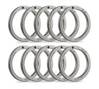 KeyUnity KA44SW Mini Porte-Clés Séparé à Libération Rapide, anneau porte clé, clip porte-clés en titane, Organisateur de Clés en Titane pour Relier les Clés de Maison et de Voiture