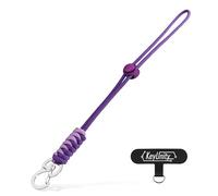 KeyUnity KC01 Mousqueton Tressé, Porte-clés en Paracorde, Pendentif en Paracorde, Porte-clés, Adapté aux Téléphones Portables, Sacs pour Appareil Photo, Bouteilles D'eau, etc., Violet