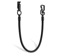 KeyUnity KD02BB - Chaîne de portefeuille en corde tressée avec mousqueton en titane, idéale pour attacher à la ceinture ou aux pantalons hip-hop, accessoire de mode pour hommes