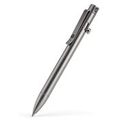 KeyUnity KP01 Stylo À Bille Avec Clip, Stylo À Bille Rétractable En Métal EDC En Alliage De Titane Pour Un Transport Quotidien Brillant