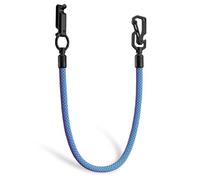 KeyUnity Porte-clés KD02 en titane avec mousqueton, chaîne de ceinture tressée, chaîne pour pantalons hip-hop et accessoire de porte-clés pour hommes et femmes