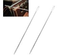 keyxer - 2 Pcs Aiguilles d'Ameublement à Gros Chas Extra Longues 15 cm - Aiguilles à Coudre Droites en Acier Inoxydable, Faciles à Enfiler pour le Cuir, le Capitonnage et les Tissus Durs