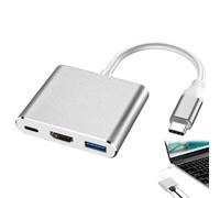 keyxer Adaptateur MacBook Air & MacBook Pro | Adaptateur USB C HDMI 4K - Portatile avec Sortie HDMI 4K, Compatible MacBook Pro/Air, Google Chromebook, HP, Samsung S9+ & Plus D'appareils